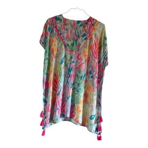 Lilly Pulitzer El Bravo Way Cover Up Tunic Dress